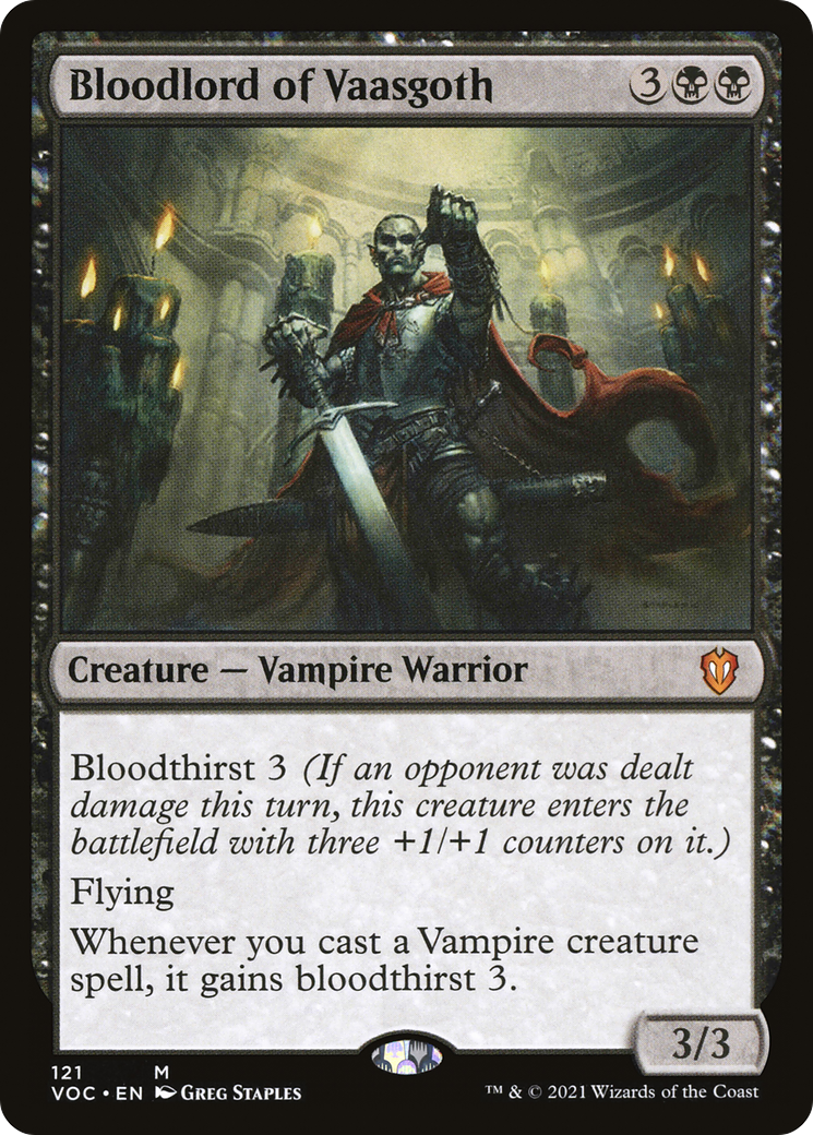 Bloodlord of Vaasgoth (VOC-121) [Crimson Vow Commander]