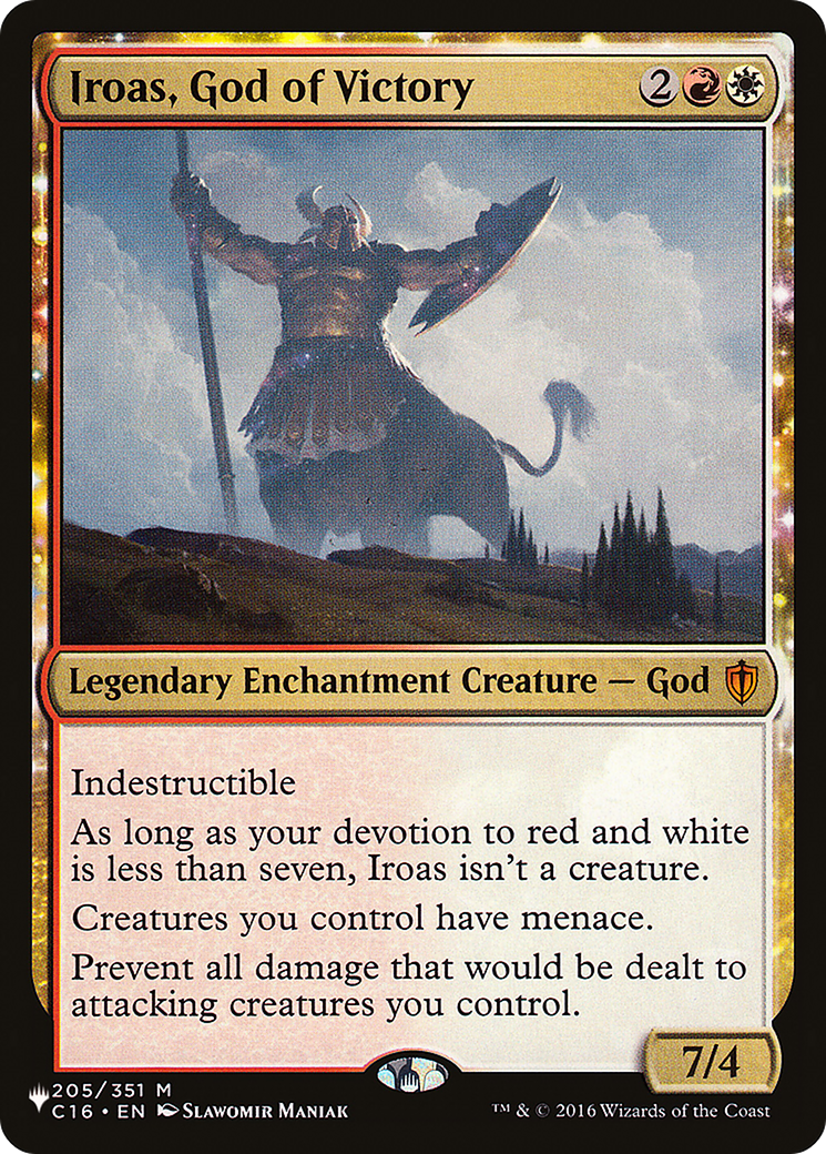 Iroas, God of Victory (LIST-C16-205) [The List]