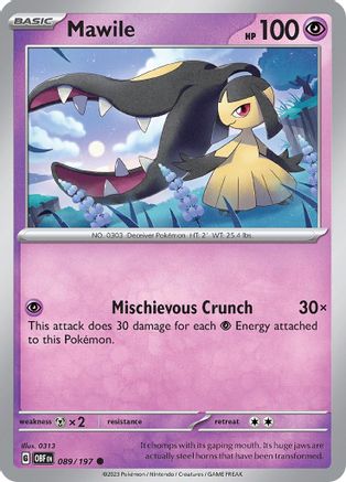 Mawile (089/197) [SV03 Obsidian Flames] - Common