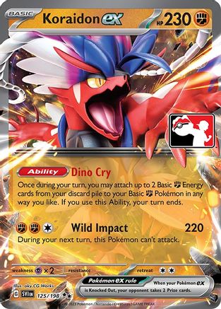 Koraidon ex (125) [Prize Pack Series Cards] Holofoil - Double Rare