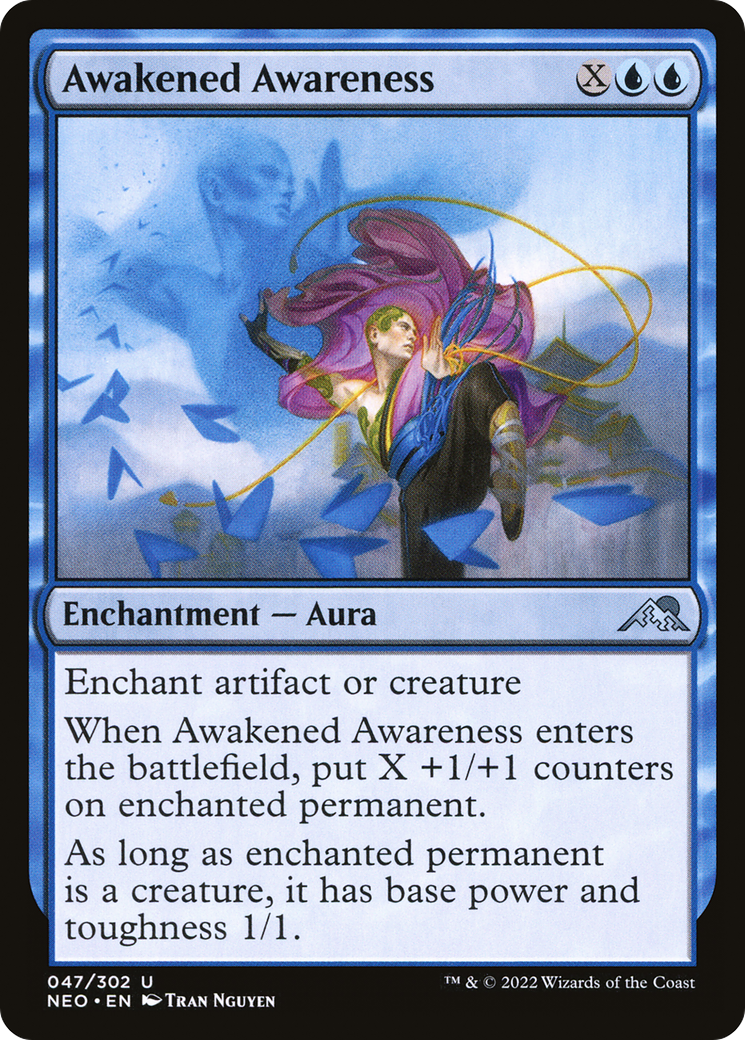 Awakened Awareness (NEO-047) [Kamigawa: Neon Dynasty]