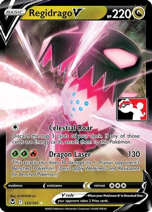 Regidrago V (135) [Prize Pack Series Cards] Holofoil - Ultra Rare