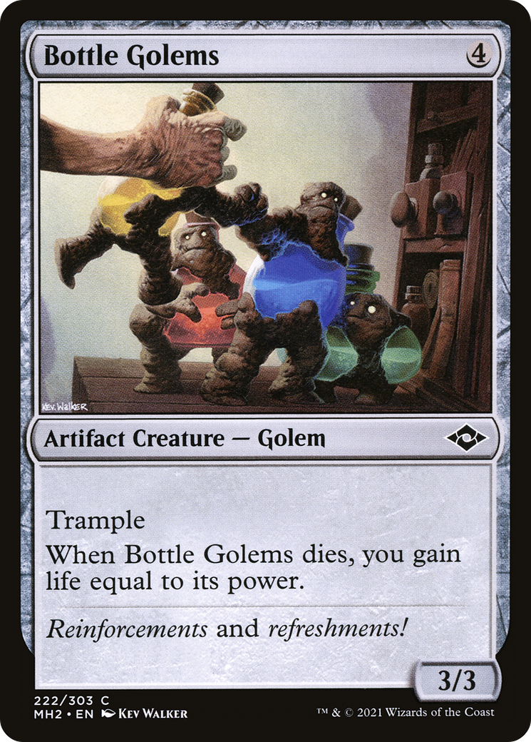 Bottle Golems (MH2-222) [Modern Horizons 2] Foil