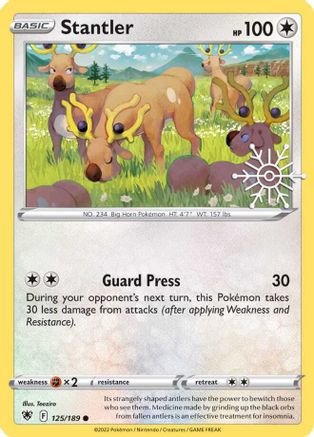 Stantler (Holiday Calendar) (125/189) [Miscellaneous Cards & Products] Holofoil - Common