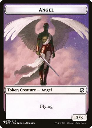 Angel // Soldier Double-Sided Token (LIST-1 // 2) [The List Reprints]