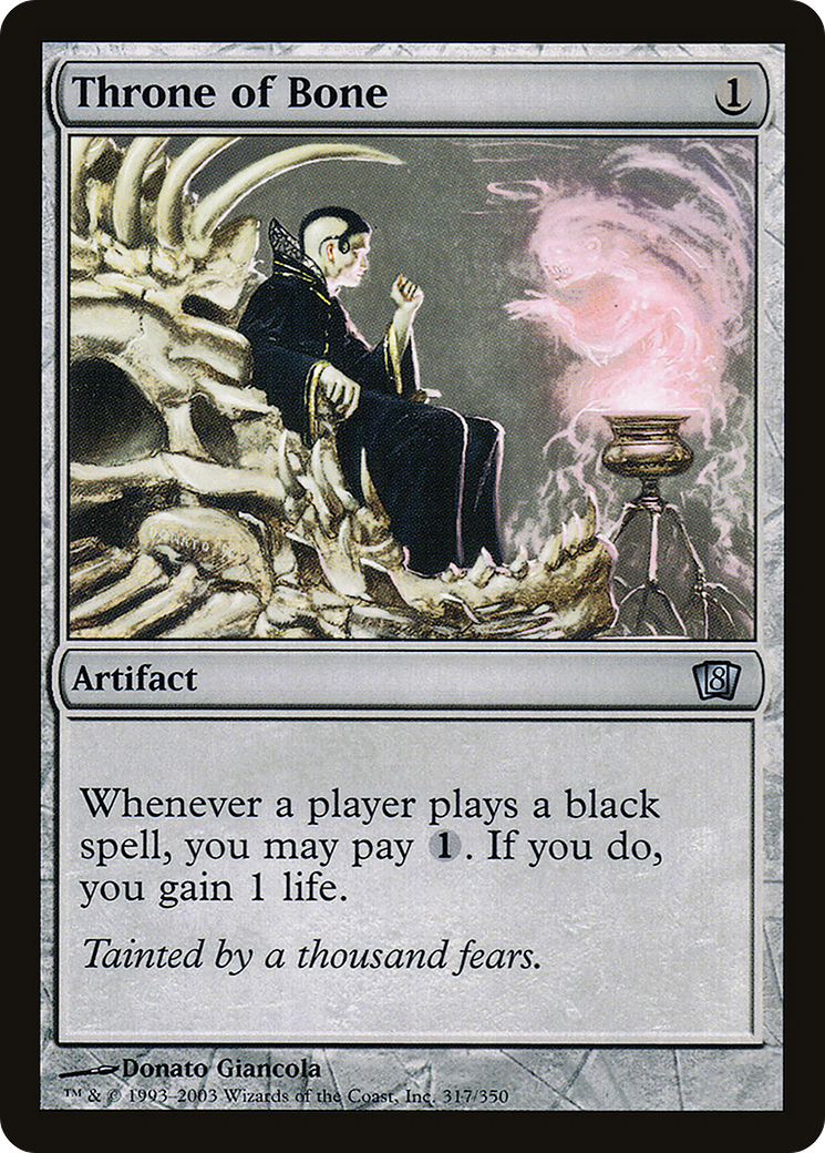 Throne of Bone (8ED-317) [8th Edition] Foil