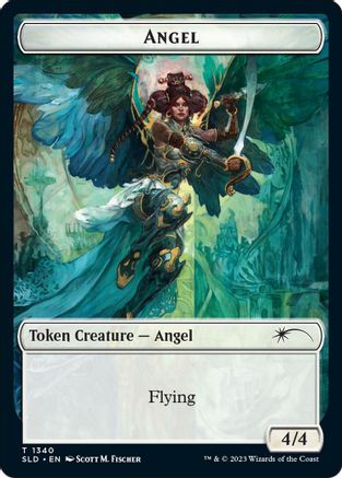 Angel (SLD) // Soldier (CMR) Double-sided Token (SLD-1340 // 2) [Secret Lair Drop Series]
