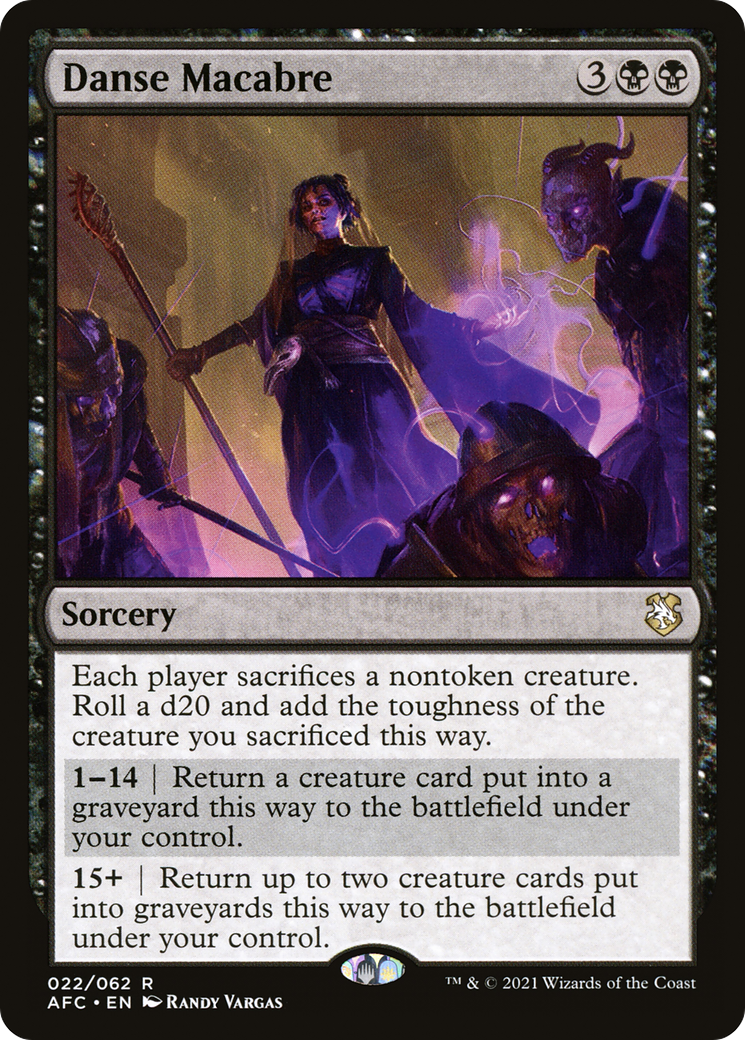 Danse Macabre (AFC-022) [Forgotten Realms Commander]