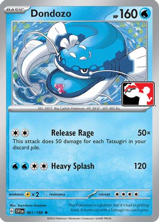Dondozo (061) [Prize Pack Series Cards] Holofoil - Rare