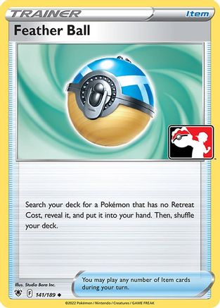 Feather Ball (141) [Prize Pack Series Cards] Holofoil - Uncommon