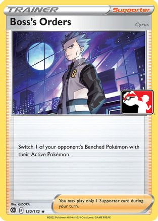 Boss's Orders (132) [Prize Pack Series Cards] Holofoil - Rare