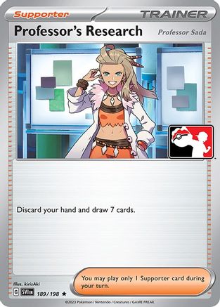Professor's Research (189/198) [Prize Pack Series Cards] - Rare