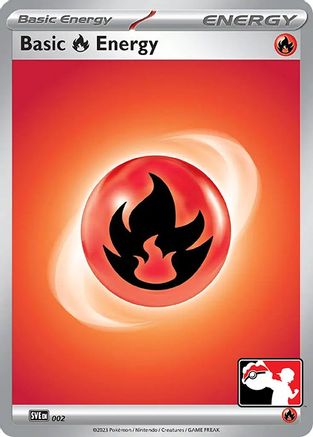 Basic Fire Energy (002) [Prize Pack Series Cards] Holofoil - Common