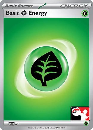Basic Grass Energy (001) [Prize Pack Series Cards] Holofoil - Common