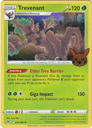 Trevenant (017) [Trick or Trade BOOster Bundle 2023] Holofoil - Holo Rare
