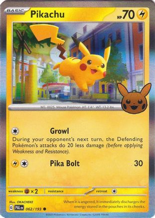 Pikachu (062) [Trick or Trade BOOster Bundle 2023] Holofoil - Common