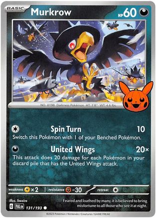 Murkrow (131) [Trick or Trade BOOster Bundle 2023] - Common