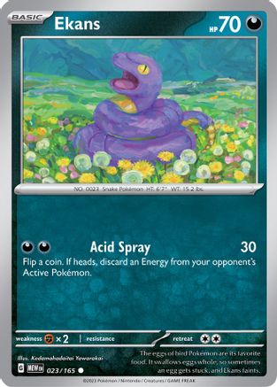 Ekans (023) [SV Scarlet & Violet 151] Reverse Holofoil - Common