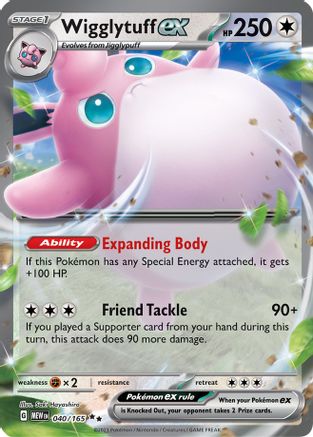 Wigglytuff ex (040/165) [SV Scarlet & Violet 151] Holofoil - Double Rare