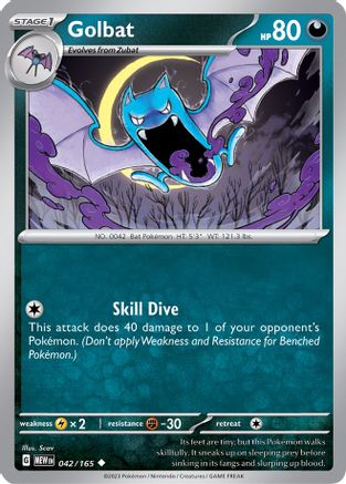 Golbat (042) [SV Scarlet & Violet 151] Reverse Holofoil - Uncommon