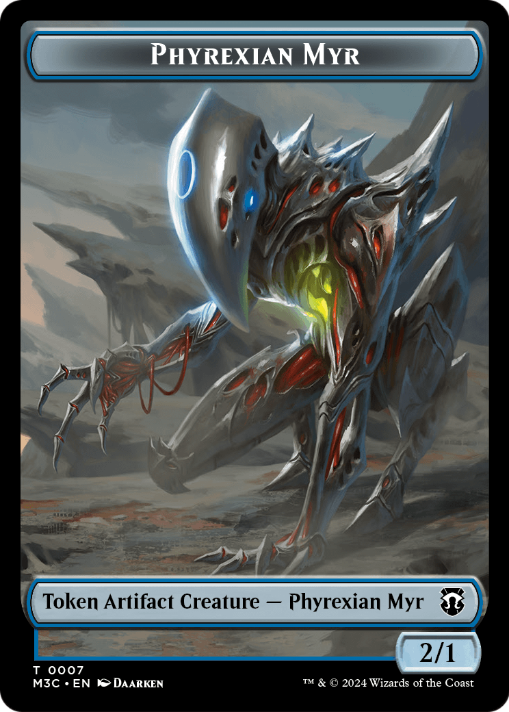 Phyrexian Myr (TM3C-007) [Modern Horizons 3 Commander Tokens] Foil