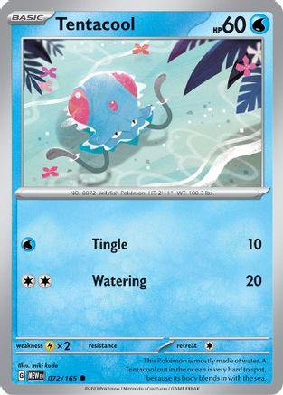 Tentacool (072) [SV Scarlet & Violet 151] Reverse Holofoil - Common