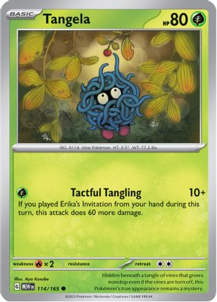 Tangela (114/165) [SV Scarlet & Violet 151] Reverse Holofoil - Common