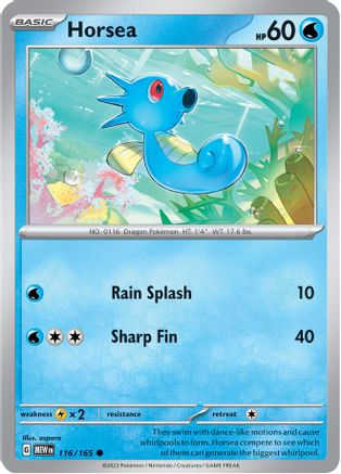 Horsea (116) [SV Scarlet & Violet 151] Reverse Holofoil - Common