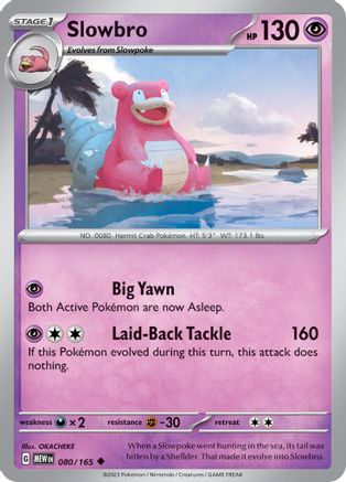 Slowbro (080) [SV Scarlet & Violet 151] Reverse Holofoil - Uncommon