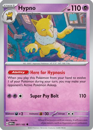 Hypno (097) [SV Scarlet & Violet 151] - Uncommon