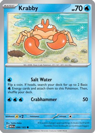 Krabby (098) [SV Scarlet & Violet 151] - Common
