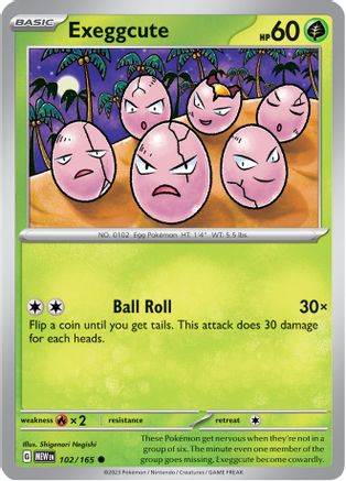 Exeggcute (102) [SV Scarlet & Violet 151] Reverse Holofoil - Common