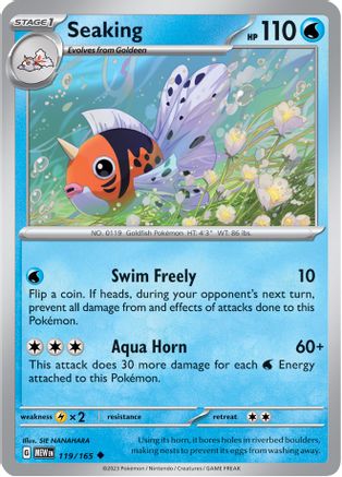 Seaking (119) [SV Scarlet & Violet 151] Reverse Holofoil - Uncommon