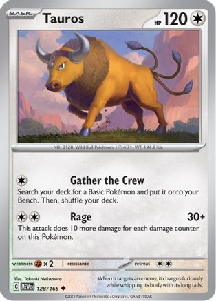 Tauros (128) [SV Scarlet & Violet 151] - Uncommon