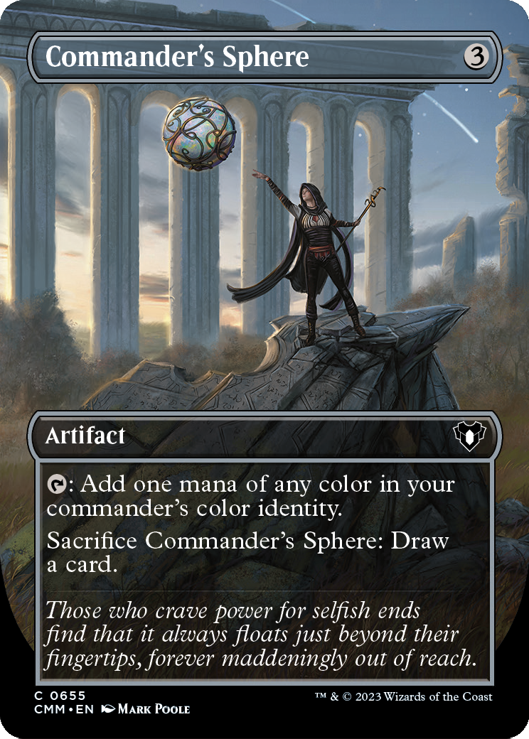Commander's Sphere (Borderless) (CMM-655) [Commander Masters]