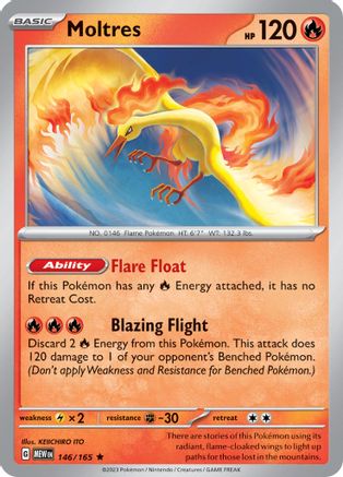 Moltres (146) [SV Scarlet & Violet 151] Reverse Holofoil - Rare