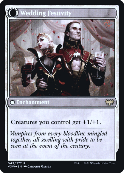 Wedding Announcement (PRE-045) [Innistrad: Crimson Vow Promos] Foil