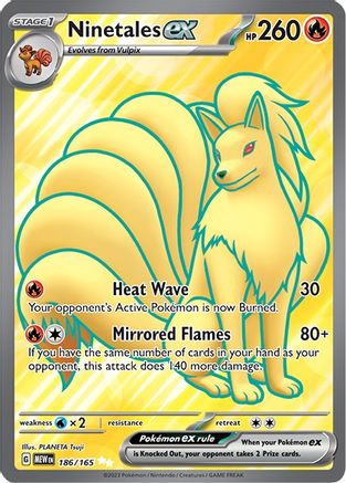 Ninetales ex (186/165) [SV Scarlet & Violet 151] Holofoil - Ultra Rare
