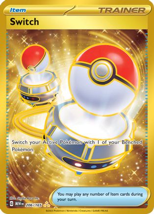 Switch (206/165) [SV Scarlet & Violet 151] Holofoil - Hyper Rare
