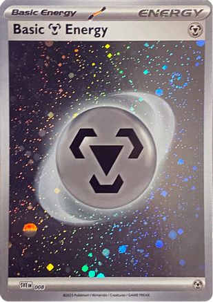 Basic Metal Energy (Cosmos Holo) (008) [SVE Scarlet & Violet Energies] Holofoil - Common
