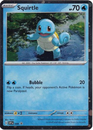 Squirtle (Cosmos Holo) (048) [SV Scarlet & Violet Promo Cards] Holofoil - Promo