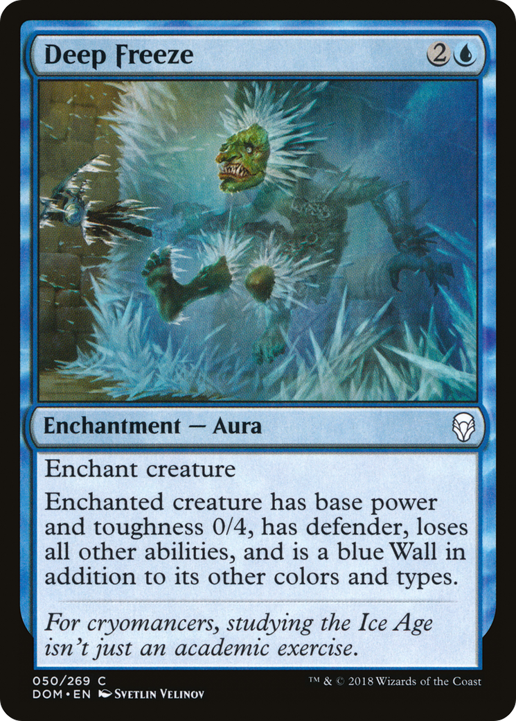 Deep Freeze (DOM-050) [Dominaria] Foil