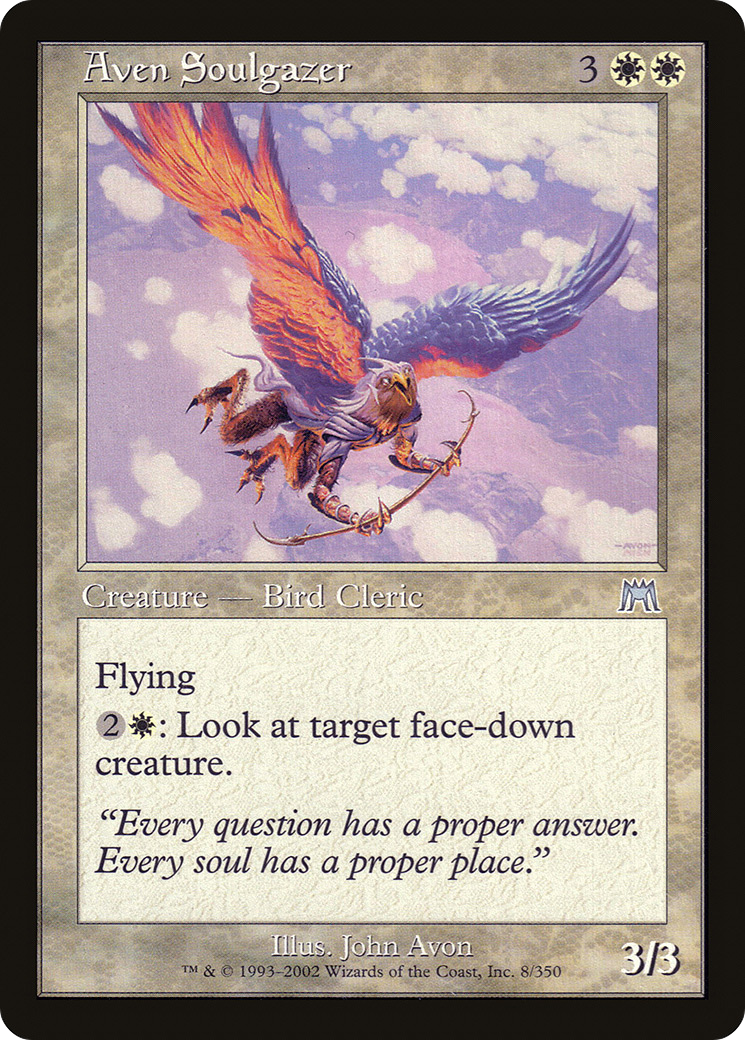 Aven Soulgazer (ONS-008) [Onslaught] Foil