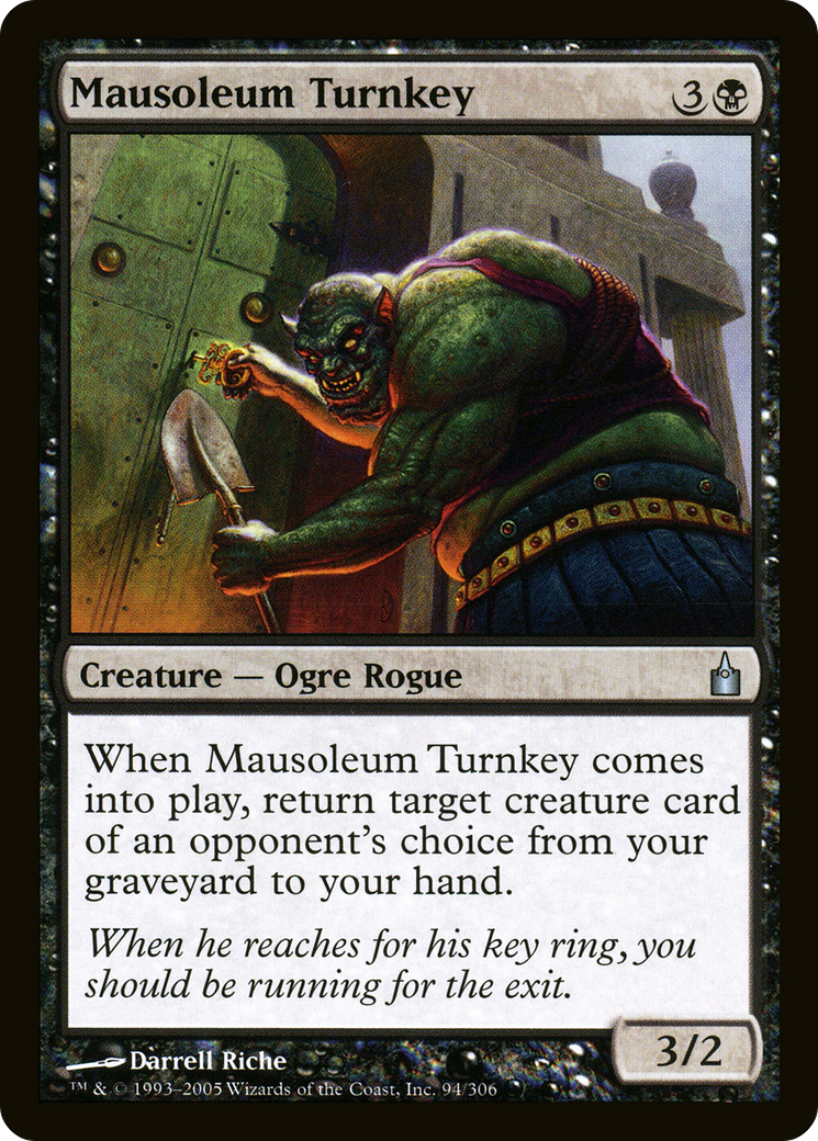 Mausoleum Turnkey (RAV-094) [Ravnica: City of Guilds]
