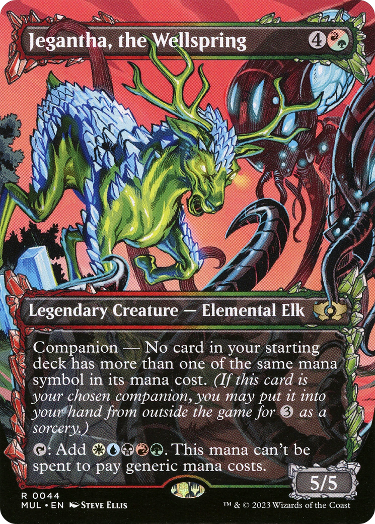Jegantha, the Wellspring (MUL-044) (Showcase) (Borderless) [Multiverse Legends]