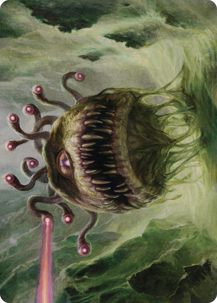 Baleful Beholder // Beholder (AAFR-001) (Borderless) [Adventures in the Forgotten Realms Art Series] Foil