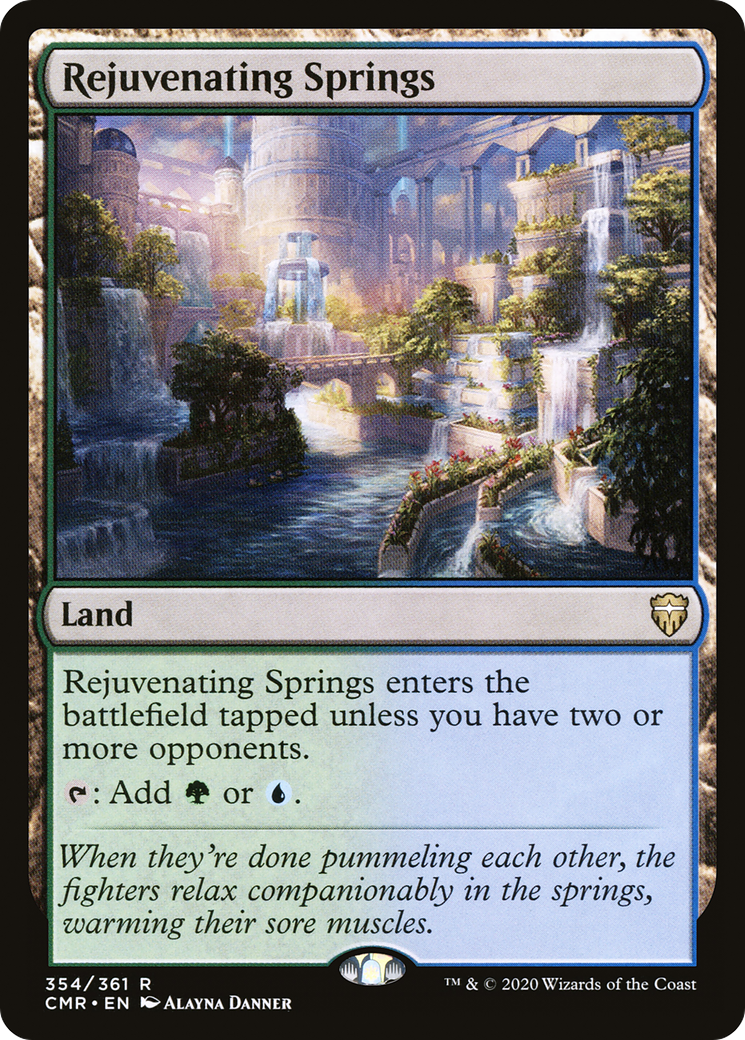 Rejuvenating Springs (CMR-354) [Commander Legends] Foil