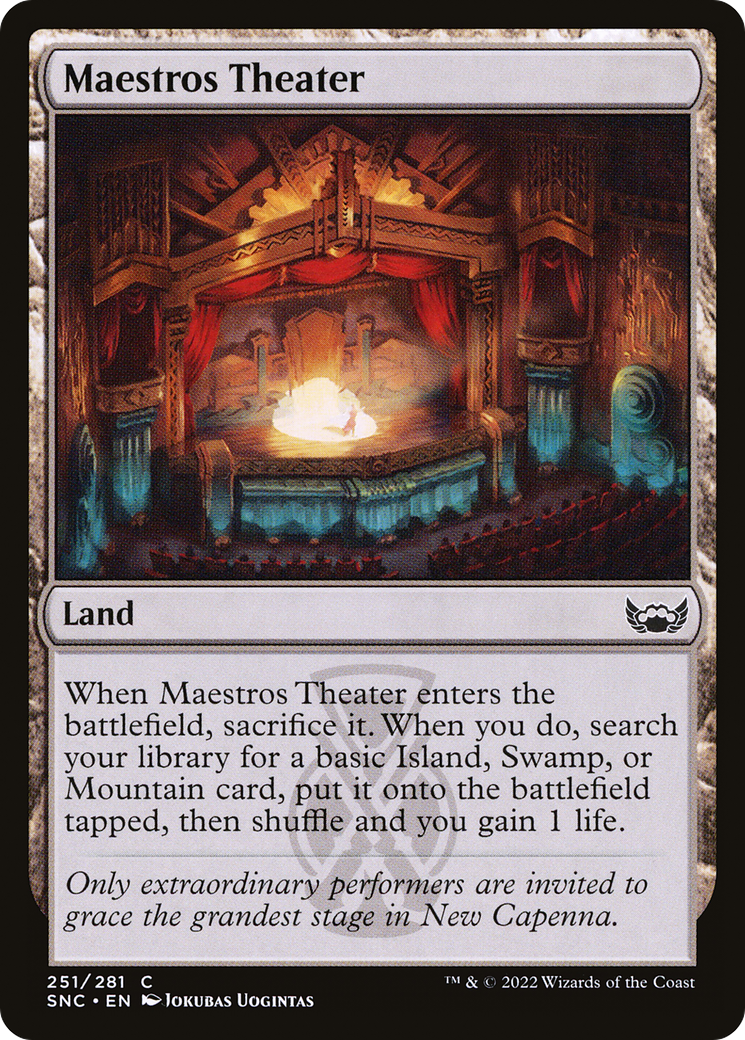 Maestros Theater (SNC-251) [Streets of New Capenna] Foil
