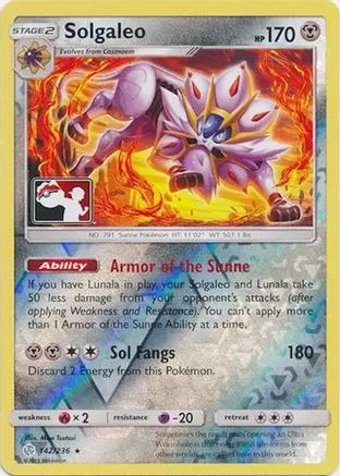 Solgaleo (142) [League & Championship Cards] Reverse Holofoil - Holo Rare