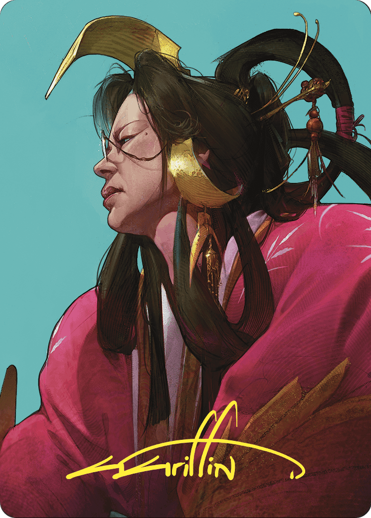 Azami, Lady of Scrolls // Azami, Lady of Scrolls (ACMM-052) (Borderless) [Commander Masters Art Series]